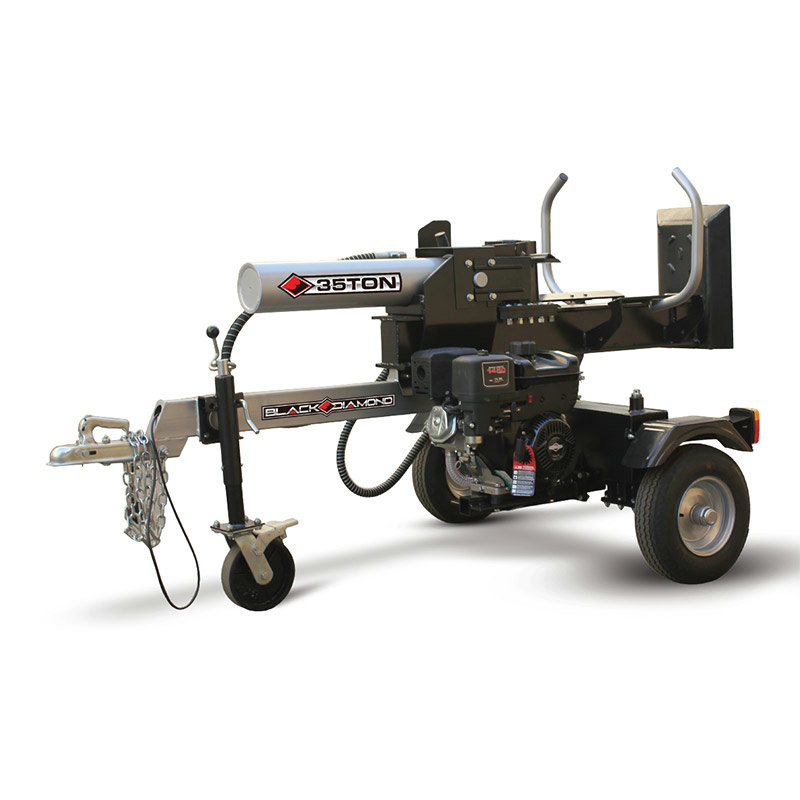 Black Diamond 35 tonns bensin Log Splitter-halvstråle LSE 35